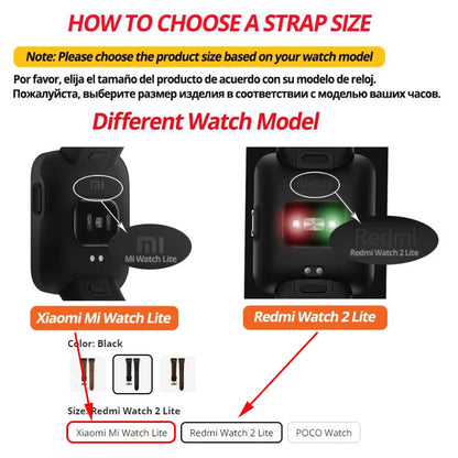 Bracelet for Xiaomi Mi Watch Lite Leather Strap Redmi Watch 2 Lite Watch Band for POCO Watch Straps Correa Belt Accessories
